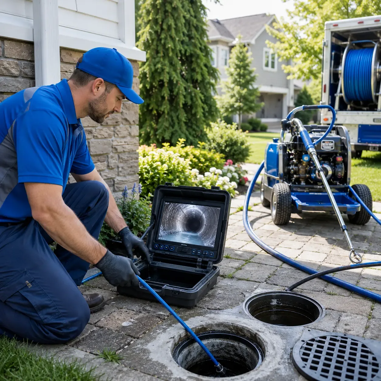 Outdoor drain cleaning professionals serving Bays, KY